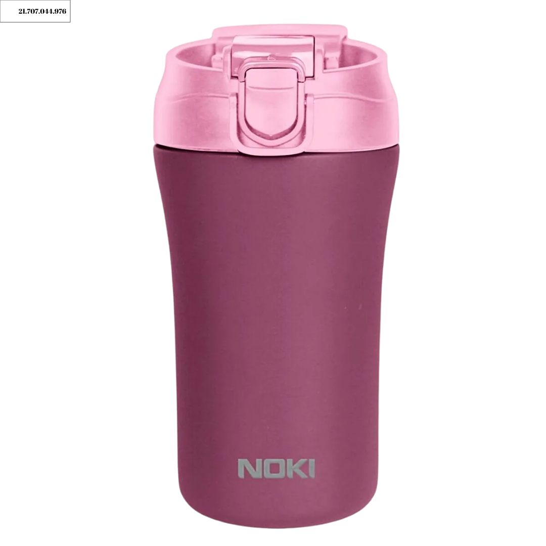 NOKI ÇELIK TERMOS MUG ÇIFT AGIZLIKLI  MOR 400 ML